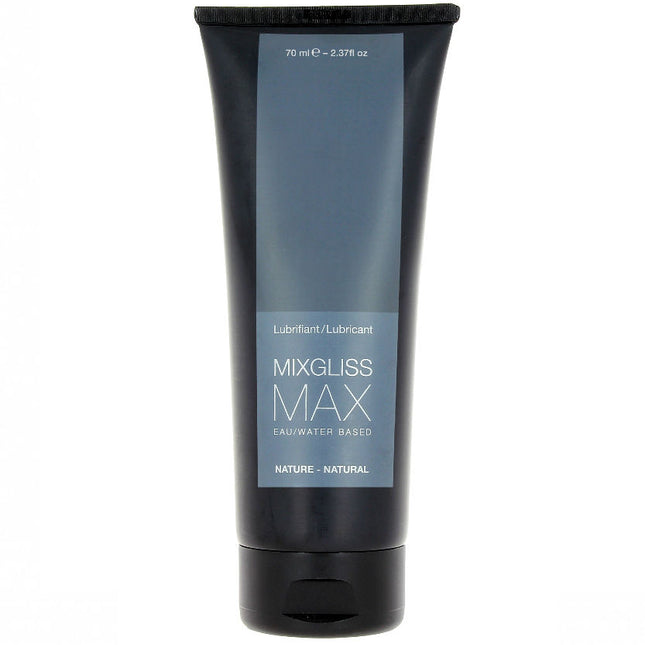 MIXGLISS - LUBRIFIANT ANAL NATUREL BASE D'EAU MAX 70 ML - Concombre Boutique
