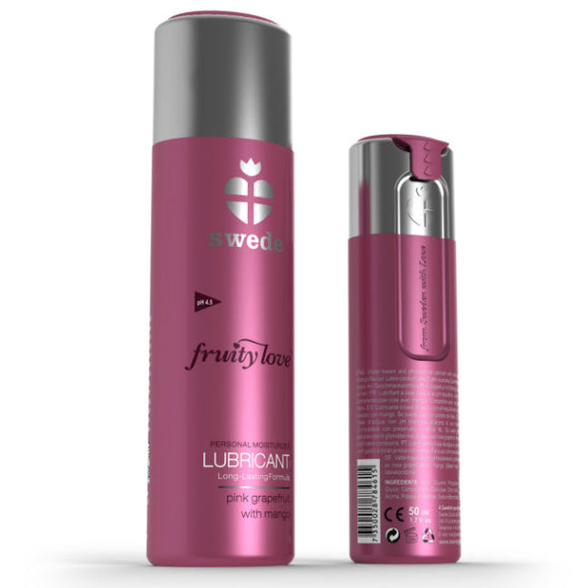SWEDE - FRUITY LOVE LUBRIFIANT PAMPLEMOUSSE ROSE À LA MANGUE 100 ML - Concombre Boutique