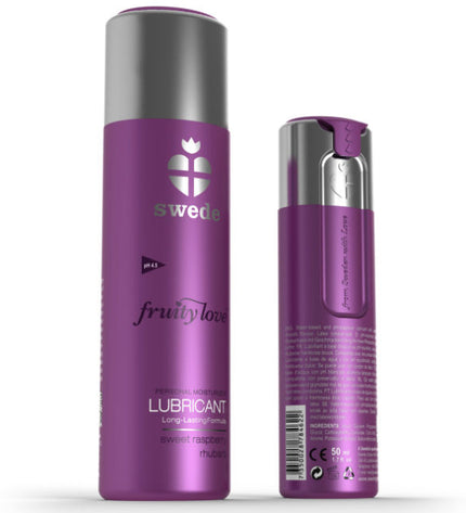 SWEDE - FRUITY LOVE LUBRIFIANT FRAMBOISE RHUBARBE 100 ML - Concombre Boutique