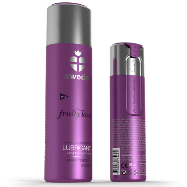 SWEDE - FRUITY LOVE LUBRIFIANT FRAMBOISE RHUBARBE 100 ML - Concombre Boutique