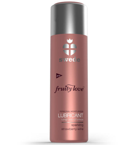 SWEDE - FRUITY LOVE LUBRIFIANT VIN MOUSSEUX FRAISE 100 ML - Concombre Boutique