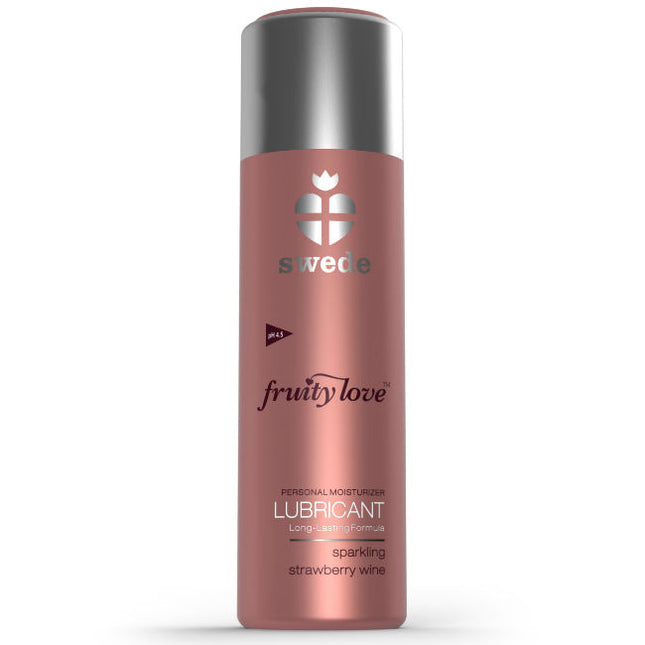 SWEDE - FRUITY LOVE LUBRIFIANT VIN MOUSSEUX FRAISE 50 ML - Concombre Boutique