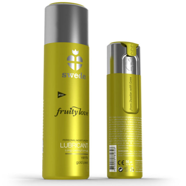 SWEDE - FRUITY LOVE LUBRIFIANT VANILLE OR POIRE 50 ML - Concombre Boutique