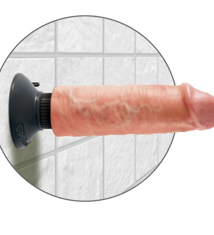 KING COCK - GODE VIBRATEUR 15.24 CM NATUREL by KING COCK