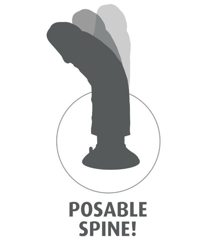 KING COCK - GODE VIBRATEUR 15.24 CM NATUREL by KING COCK