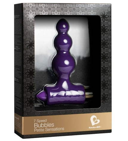 ROCKS-OFF - STIMULATEUR ANAL PETITE BULLES - LILAS - Concombre Boutique