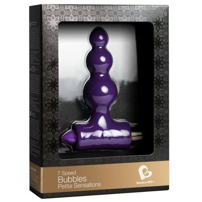 ROCKS-OFF - STIMULATEUR ANAL PETITE BULLES - LILAS - Concombre Boutique
