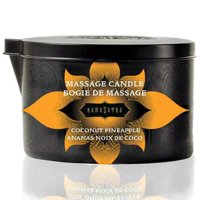 KAMASUTRA - BOUGIE DE MASSAGE COCO ET ANANAS 170GR - Concombre Boutique