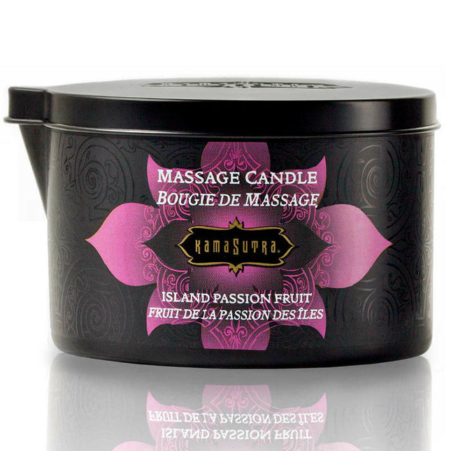 KAMASUTRA - BOUGIE DE MASSAGE ÎLE DE LA PASSION 170GR - Concombre Boutique