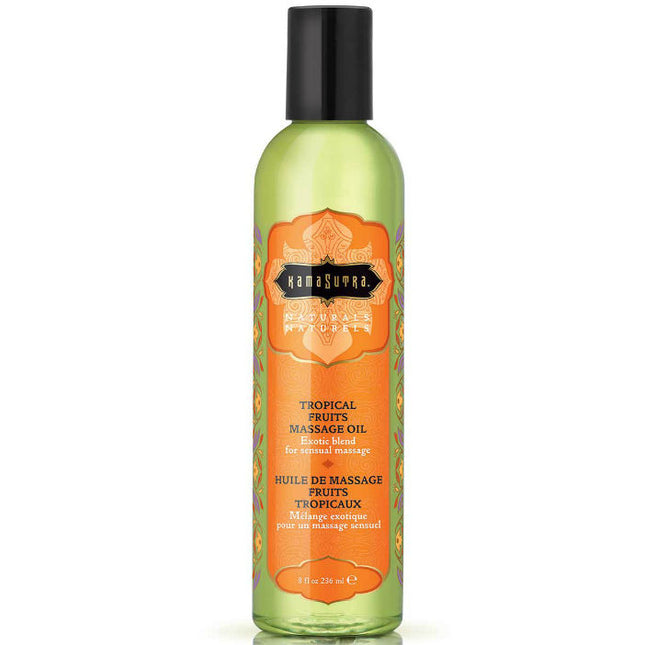 KAMASUTRA - KAMASUTRA - HUILE DE MASSAGE NATURALS FRUITS TROPICAUX 236ML - Concombre Boutique