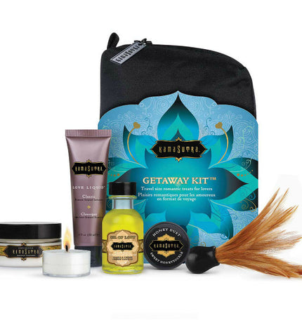 KIT KAMASUTRA - ROMANTIQUE ET LUXUEUX EN FORMAT VOYAGE - Concombre Boutique