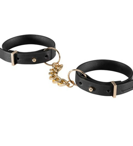 BIJOUX - INDISCRETS MAZE MENOTTES BRACELETS NOIR - Concombre Boutique