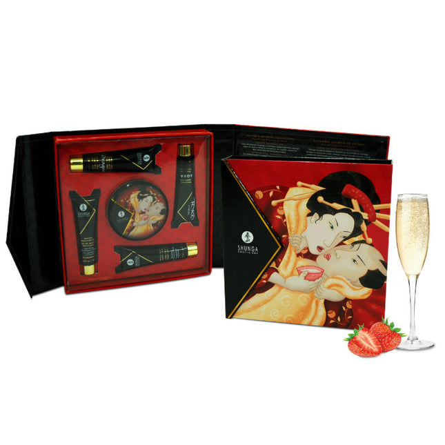 SHUNGA - KIT SECRET GEISHA FRAISES ET CAVA - Concombre Boutique