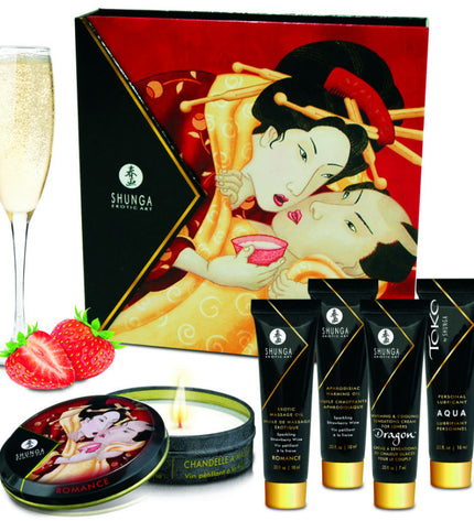 SHUNGA - KIT SECRET GEISHA FRAISES ET CAVA - Concombre Boutique