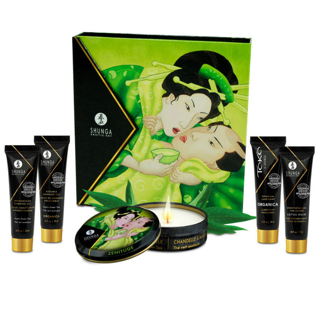 SHUNGA - KIT THÉ VERT BIO SECRET GEISHA - Concombre Boutique