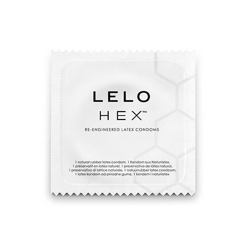 LELO - BOÎTE DE PRÉSERVATIFS HEX 12 UNITÉS - Concombre Boutique