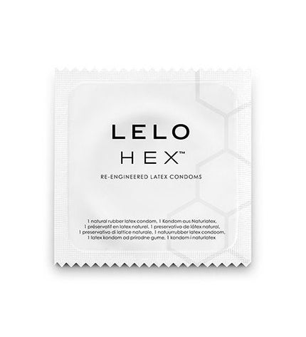 LELO - BOÎTE DE PRÉSERVATIFS HEX 3 UNITÉS - Concombre Boutique