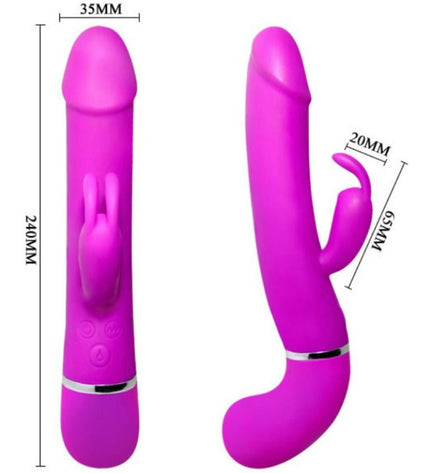 PRETTY LOVE - VIBRATEUR HENRY AVEC 12 MODES DE VIBRATION ET FONCTION SQUIRT - Concombre Boutique