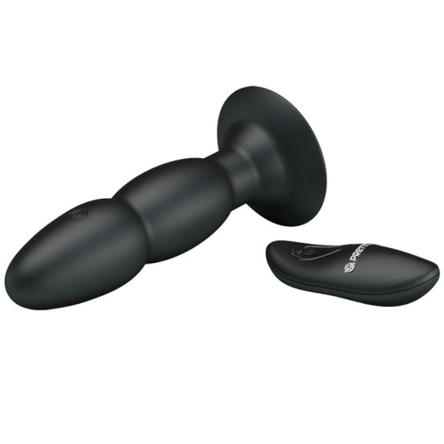 PRETTY LOVE - VIBRATEUR PLUG ET ROTATION PAR TÉLÉCOMMANDE - Concombre Boutique