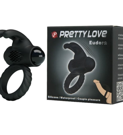 PRETTY LOVE - EUDORA ANNEAU VIBRANT AVEC STIMULATEUR - Concombre Boutique