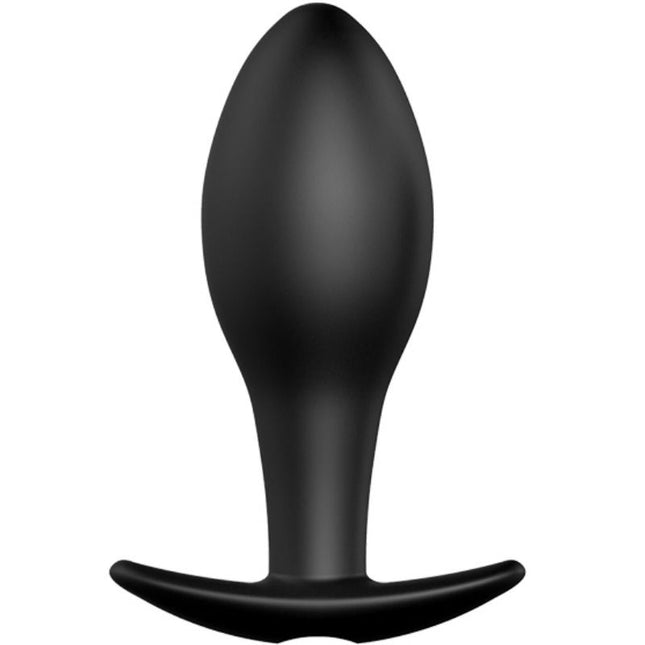 PRETTY LOVE - PLUG ANAL FORME DANCRE SILICONE 12 MODES DE VIBRATION NOIR - Concombre Boutique