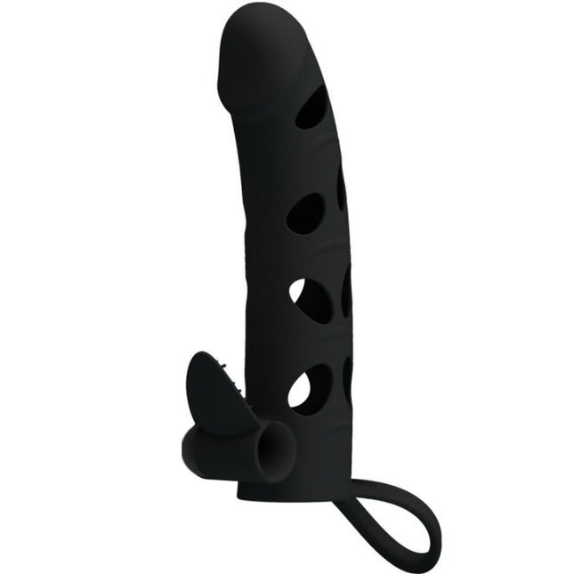 PRETTY LOVE - HOUSSE EN SILICONE AVEC VIBRATION 15.2 CM - Concombre Boutique