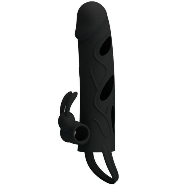 PRETTY LOVE - HOUSSE EN SILICONE AVEC VIBRATION 14 CM 1.0 - Concombre Boutique