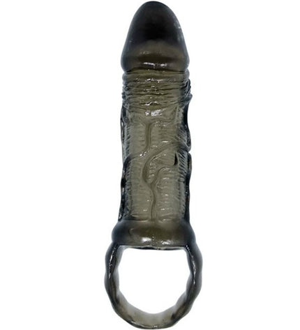 BAILE - GAINE DEXTENSION DE PÉNIS AVEC SANGLE POUR TESTICULES 11.5 CM - Concombre Boutique