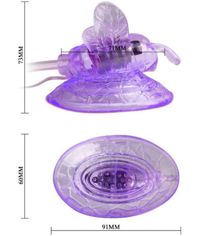 BAILE - PAPILLON VIBRANT DE STIMULATION CLITORIS LILAS - Concombre Boutique