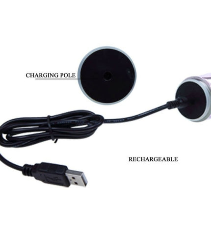 BAILE - VIBRATEUR RECHARGEABLE AVEC STIMULATEUR DE PAPILLON ROTATION ET THROBBING - Concombre Boutique