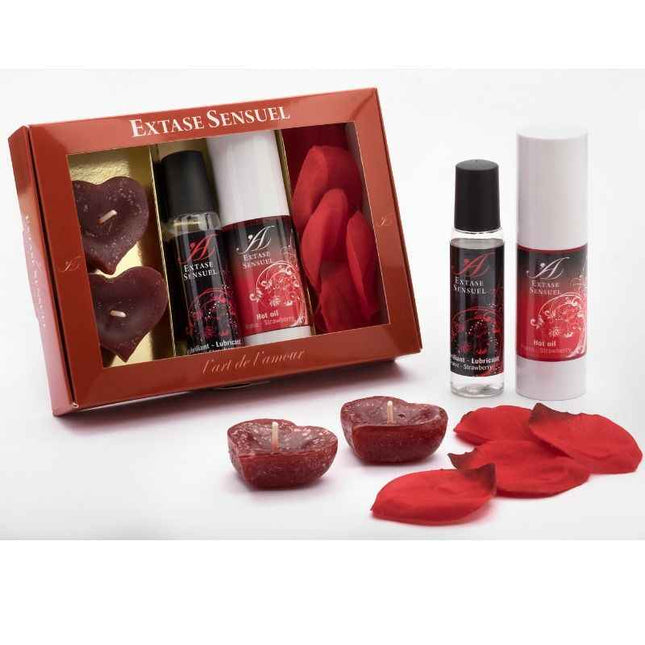 EXTASE SENSUAL - COFFRE TENTATION ROUGE - Concombre Boutique