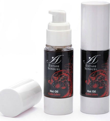 EXTASE SENSUAL - HUILE STIMULANTE DE CHALEUR GRATUITE DE CUBA 30 ML - Concombre Boutique