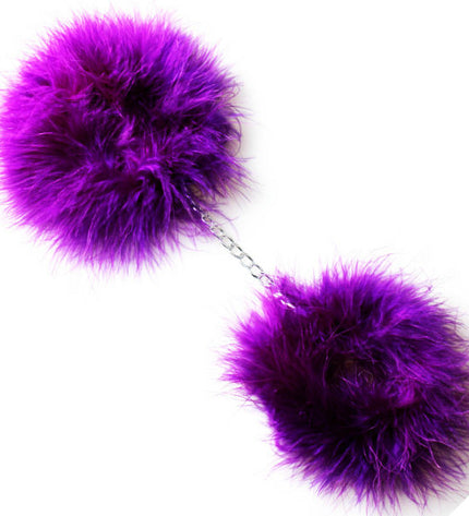 SECRETPLAY - MENOTTES MARABOU VIOLET - Concombre Boutique