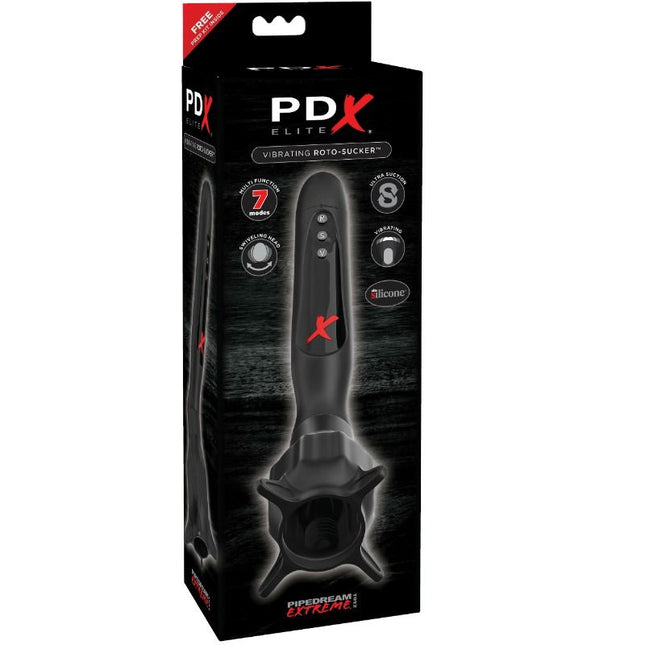 PDX ELITE - STIMULATEURS VIBRANTS AVEC ASPIRATION ROTO-SUCKER - Concombre Boutique