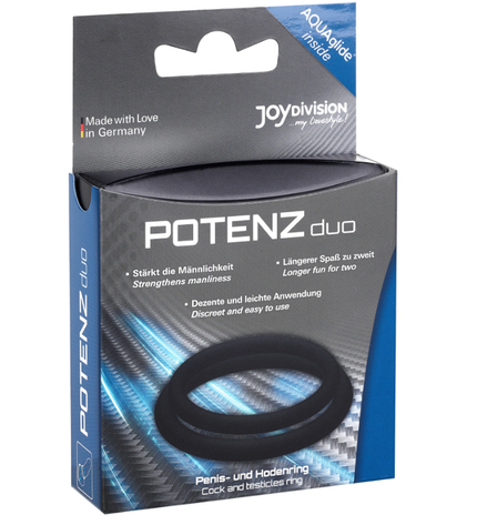 JOYDIVISION POTENZDUO - BAGUES NOIR - M - Concombre Boutique