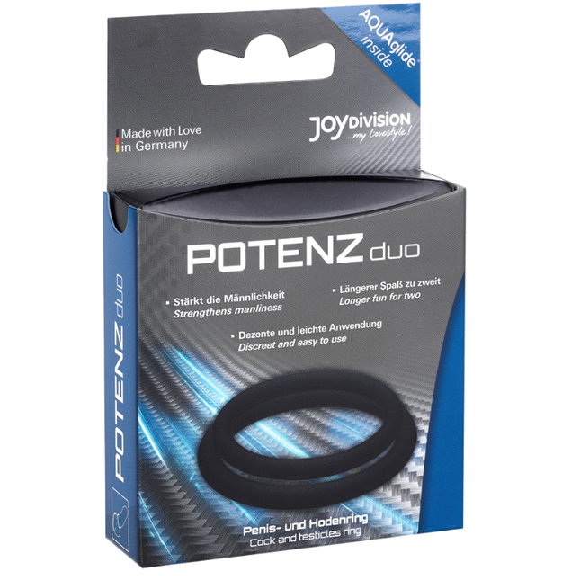 JOYDIVISION POTENZDUO - BAGUES NOIR - M - Concombre Boutique