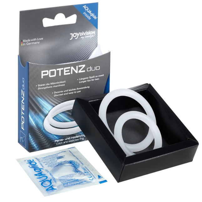 JOYDIVISION POTENZDUO - BAGUES BLANC - M - Concombre Boutique