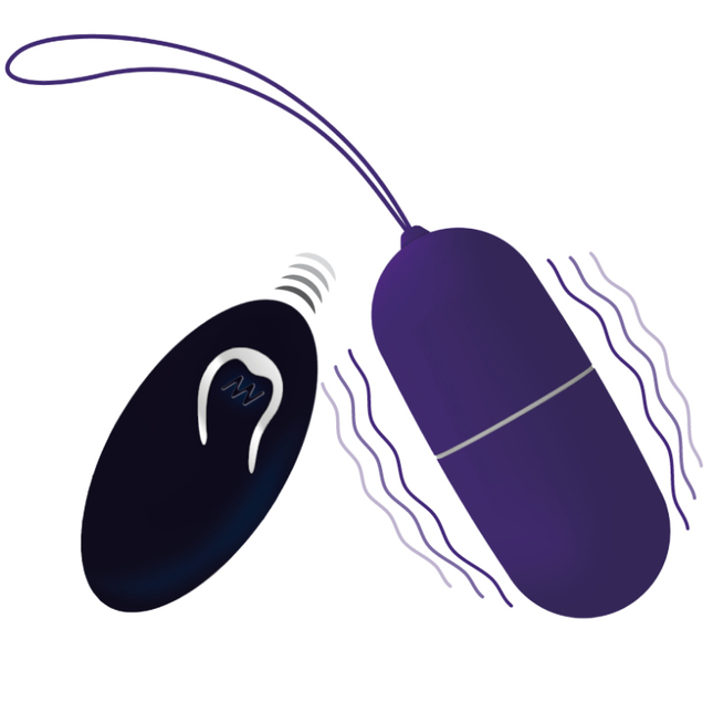 INTENSE - OEUF VIBRANT FLIPPY I AVEC TÉLÉCOMMANDE VIOLET - Concombre Boutique