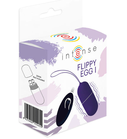 INTENSE - OEUF VIBRANT FLIPPY I AVEC TÉLÉCOMMANDE VIOLET - Concombre Boutique
