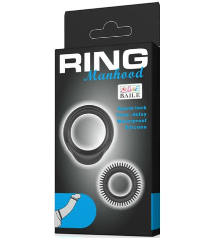BAILE - KIT 2 ANNEAUX SILICONE ANNEAU VIRILIT? - Concombre Boutique