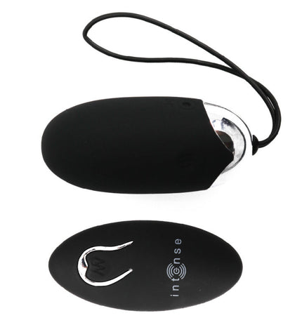 INTENSE - OEUF VIBRANT FLIPPY II AVEC TÉLÉCOMMANDE NOIR - Concombre Boutique