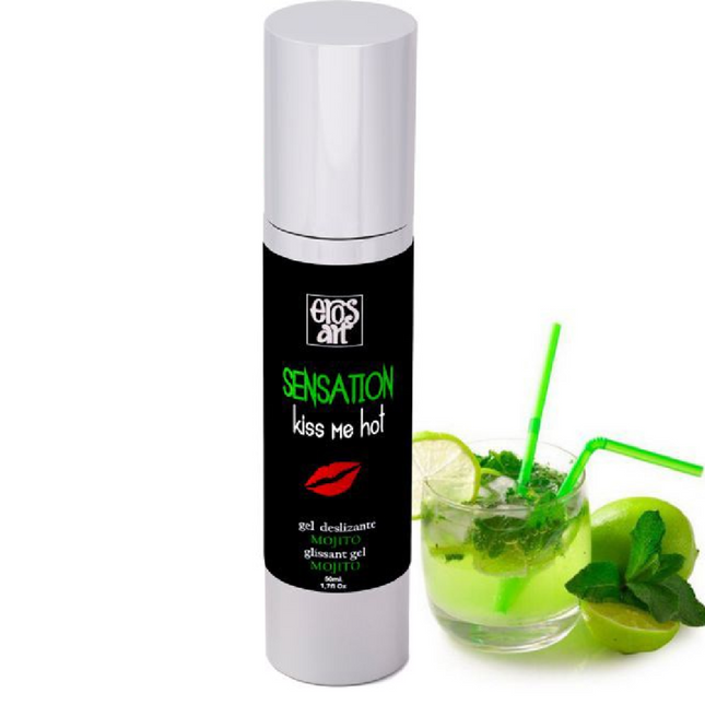 EROS-ART - SENSATTION LUBRIFIANT NATUREL MOJITO 50 ML - Concombre Boutique