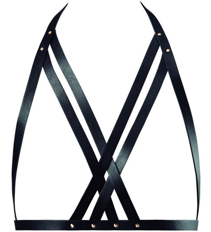BIJOUX INDISCRETS MAZE - SOUTIEN-GORGE LICOL HARNAIS NOIR - Concombre Boutique