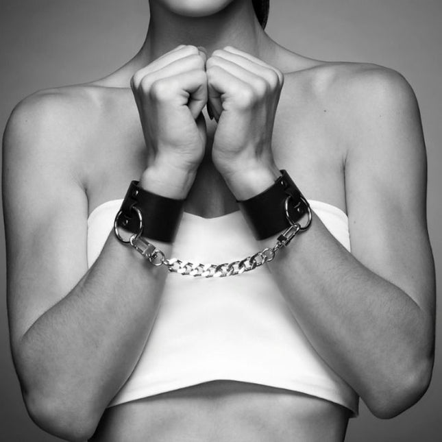 BIJOUX INDISCRETS MAZE - MANCHETTES LARGES NOIR - Concombre Boutique