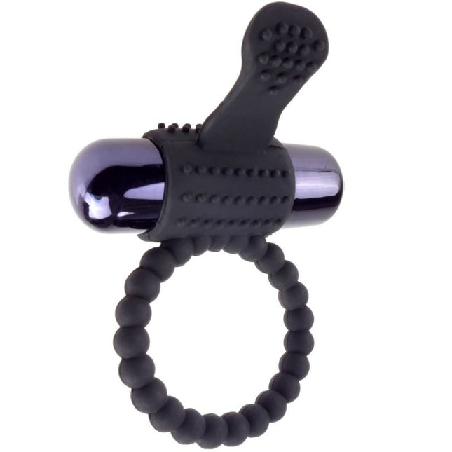 FANTASY C-RINGZ - ANNEAU VIBRANT EN SILICONE NOIR FANTASY C-RING - Concombre Boutique