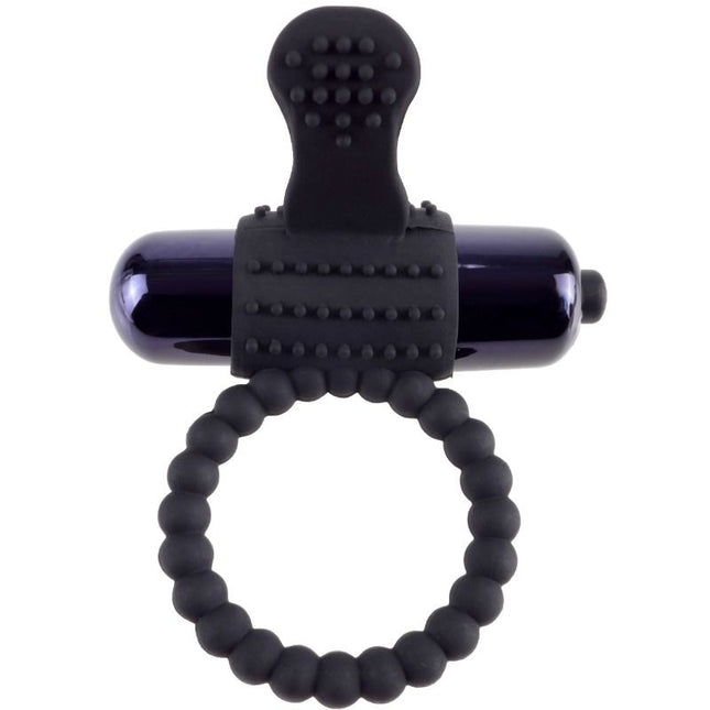 FANTASY C-RINGZ - ANNEAU VIBRANT EN SILICONE NOIR FANTASY C-RING - Concombre Boutique