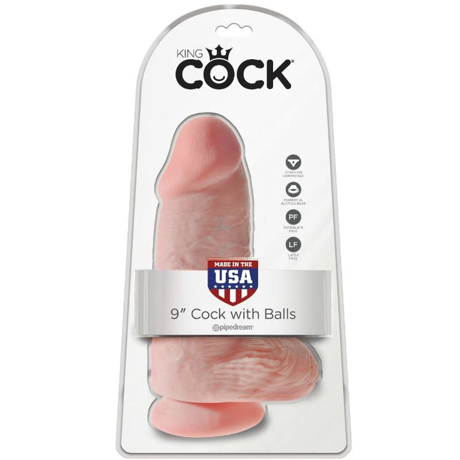 KING COCK - PÉNIS RÉALISTE CHUBBY 23 CM - Concombre Boutique