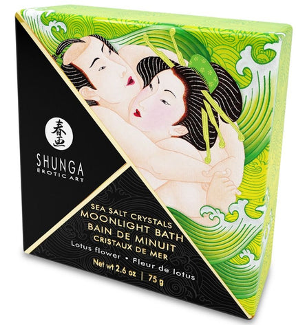 SHUNGA - BAIN OU SELS SAVEUR LOTUS 75 GR - Concombre Boutique