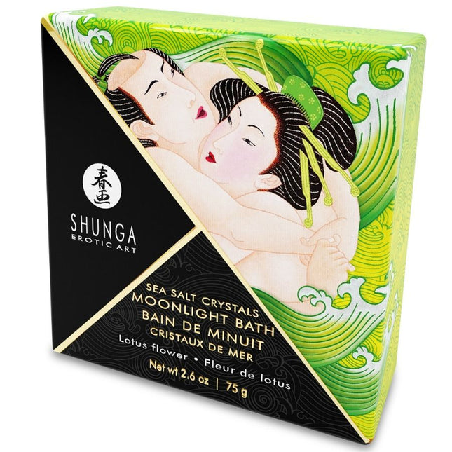 SHUNGA - BAIN OU SELS SAVEUR LOTUS 75 GR - Concombre Boutique