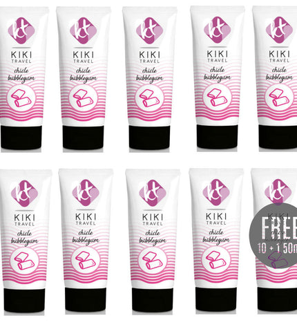 KIKÍ TRAVEL - LUBRIFIANT SAVEUR GOMME 50ML 10 + 1 OFFERT - Concombre Boutique